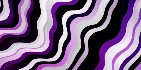 Dark Pink vector template with wry lines. Abstract gradient illustration with wry lines. Pattern for commercials, ads.