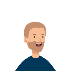 young man with beard avatar character