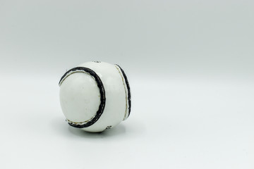Irish Sliotar Hurley ball isolated on White Background