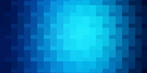 Light BLUE vector template in rectangles. Modern design with rectangles in abstract style. Pattern for websites, landing pages.