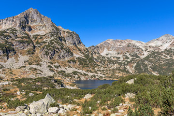 Fototapeta premium Landscape of Popovo Lake, Pirin Mountain, Bulgaria