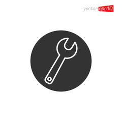 Tool Wrench Icon Design Illustration