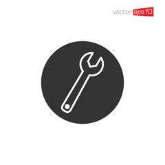 Tool Wrench Icon Design Illustration