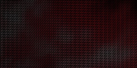 Dark Red vector background with lines. Gradient illustration with straight lines in abstract style. Pattern for ads, commercials.