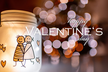 valentine's day, inscription happy valentine's day