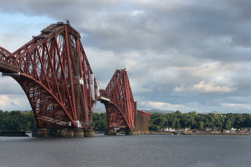 Forth Rail Bridge near Edinburgh Scotland