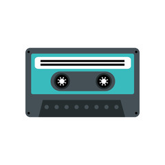 cassette music pop art style icon vector illustration design