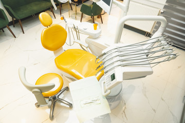 dental equipment and stomatology concept