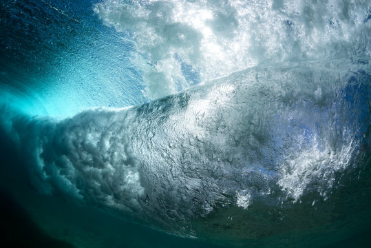 Underwater wave vortex, Sydney Australia