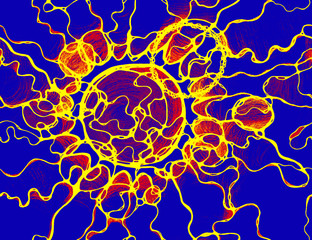 Global Moment seamless abstract pattern
