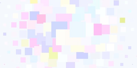 Light Multicolor vector layout with lines, rectangles. Rectangles with colorful gradient on abstract background. Best design for your ad, poster, banner.
