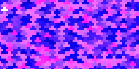 Light Pink, Blue vector background with rectangles. Abstract gradient illustration with colorful rectangles. Pattern for websites, landing pages.