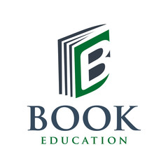 educational book logo design