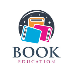 educational book logo design