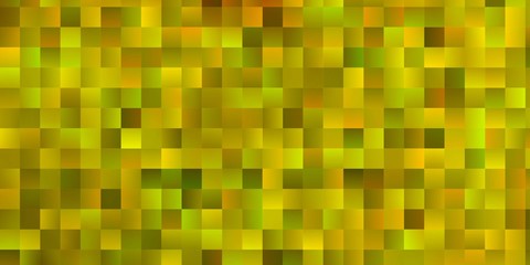Light Green, Yellow vector backdrop with rectangles.