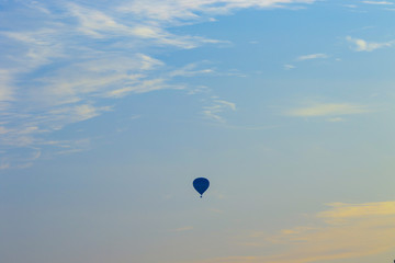 Blue sky and cloud of 1st day's New Year 2020