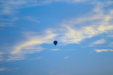 Blue sky and cloud of 1st day's New Year 2020