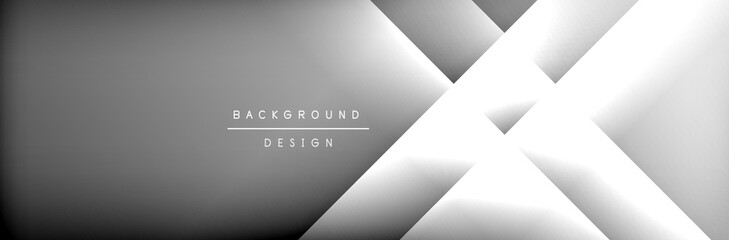 Obraz premium Abstract background - squares and lines composition created with lights and shadows. Technology or business digital template
