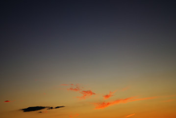 Obraz premium 夕暮れ 空 素材