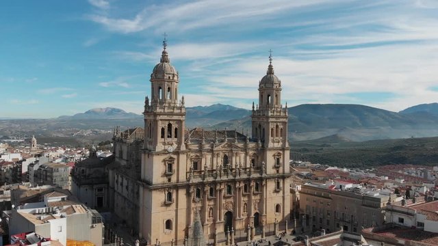 Beautiful shoots of Jaen - Spain focus on Jaen cathedral in Santa Maria Square.
Flying with a drone to show the architecture and the city, shoots are done by day and night on Christmas period.