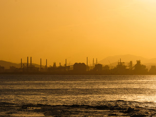 seascape of pohang city in south korea