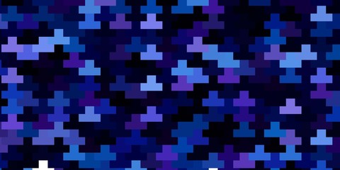 Dark Pink, Blue vector template in rectangles. New abstract illustration with rectangular shapes. Pattern for commercials, ads.