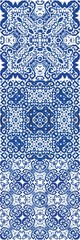 Antique azulejo tiles patchwork.