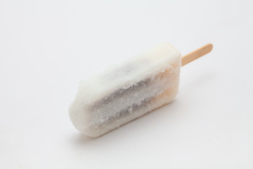 Ice stick isolated on white