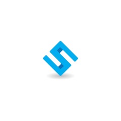 Business S letter logo design