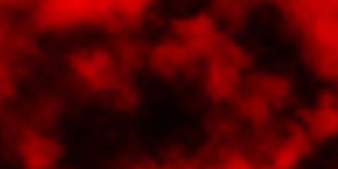 Dark Red vector backdrop with cumulus. Gradient illustration with colorful sky, clouds. Template for websites.