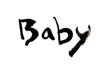Handwritten Calligraphy ,Baby 