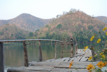 Fototapeta premium wooden bridge