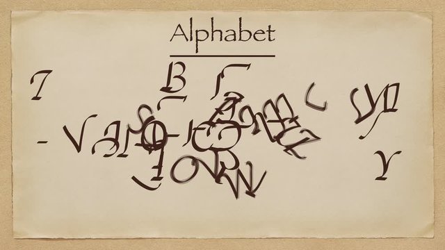 アルファベット
