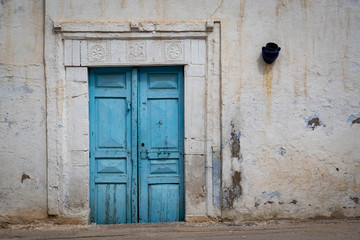 Beautiful old door in Kairouan, Tunisia