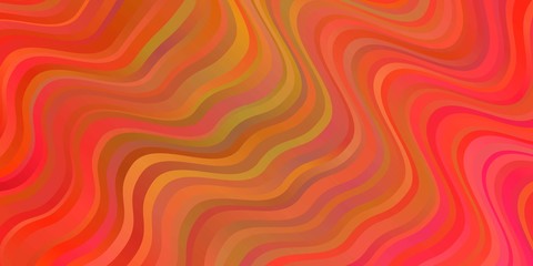 Light Red, Yellow vector layout with circular arc.