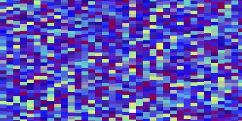 Light Multicolor vector template in rectangles. Rectangles with colorful gradient on abstract background. Best design for your ad, poster, banner.