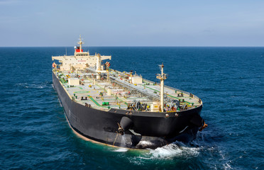 The oil tanker in the high sea - obrazy, fototapety, plakaty