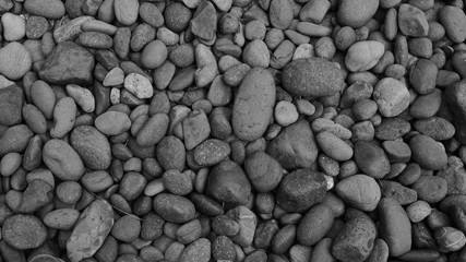 black pebble stone background
