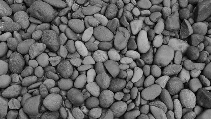 black pebble stone background