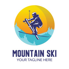 Winter Sport Design - Inspiration Of The Skier's Logo