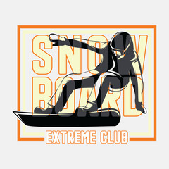 Winter Sport Design - Inspiration Of The Snowboarding Logo