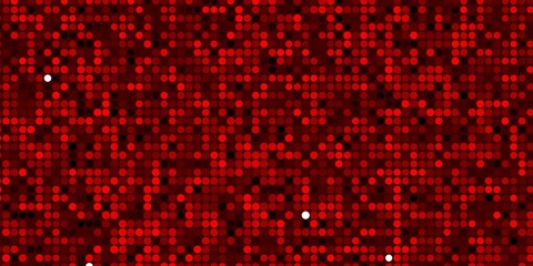 Dark Red vector backdrop with dots. Modern abstract illustration with colorful circle shapes. Pattern for booklets, leaflets.