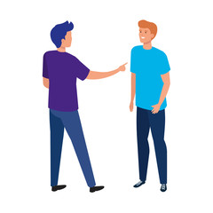 young men avatar character icon