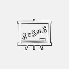 school board icon vector illustration symbol