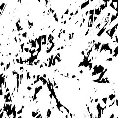 Grunge background black and white. Abstract vector texture of scratches, dirt
