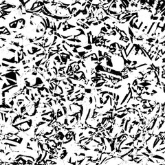 Obraz premium Grunge background black and white. Abstract vector texture of scratches, dirt