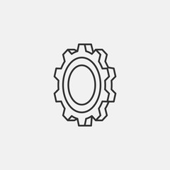 gear icon vector illustration symbol