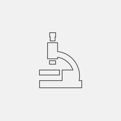 microscope icon vector illustration symbol