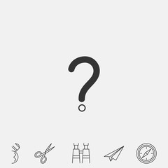 question mark icon vector illustration symbol