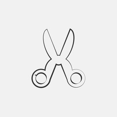 scissors icon vector illustration symbol